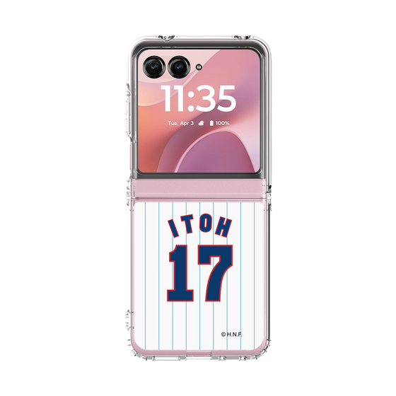 クリアケース［ 北海道日本ハムファイターズ - 1979復刻レプリカ#17 ITOH ］