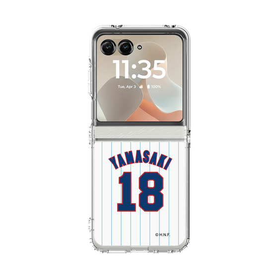 クリアケース［ 北海道日本ハムファイターズ - 1979復刻レプリカ#18 YAMASAKI ］