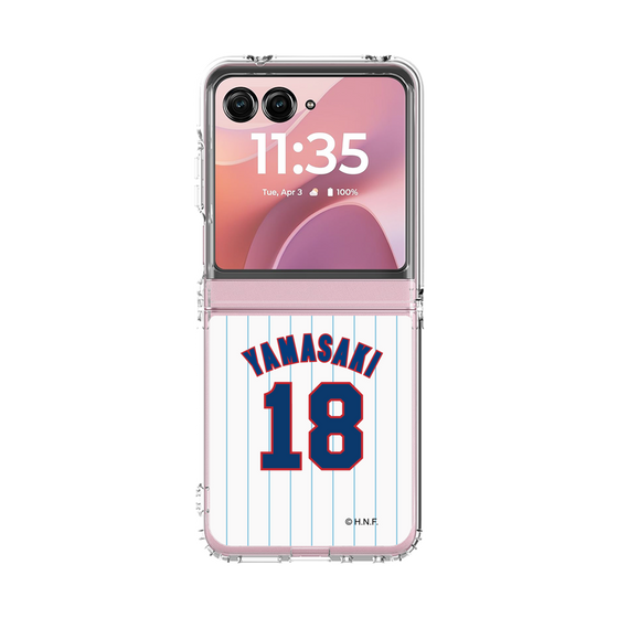 クリアケース［ 北海道日本ハムファイターズ - 1979復刻レプリカ#18 YAMASAKI ］