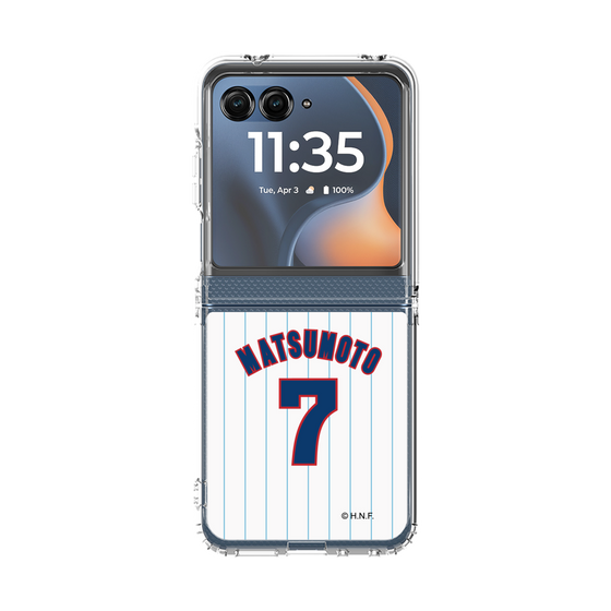 クリアケース［ 北海道日本ハムファイターズ - 1979復刻レプリカ#7 MATSUMOTO ］