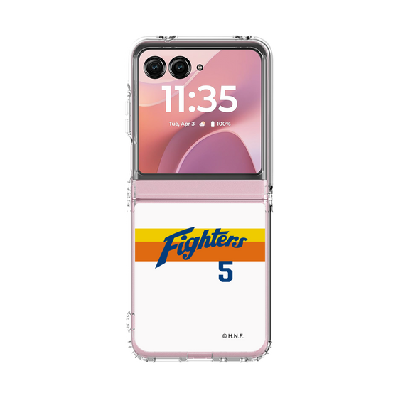 クリアケース［ 北海道日本ハムファイターズ - 1982復刻レプリカ#5 NOMURA - 表 ］