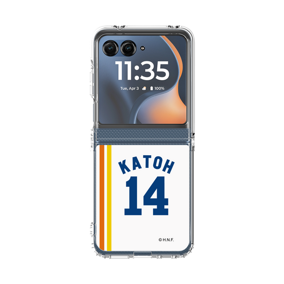 クリアケース［ 北海道日本ハムファイターズ - 1982復刻レプリカ#14 KATOH ］