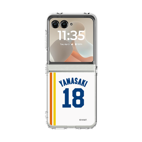 クリアケース［ 北海道日本ハムファイターズ - 1982復刻レプリカ#18 YAMASAKI ］