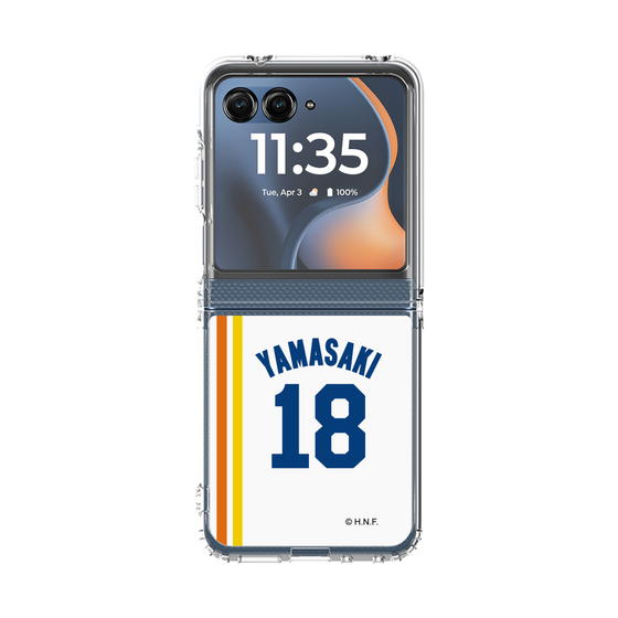 クリアケース［ 北海道日本ハムファイターズ - 1982復刻レプリカ#18 YAMASAKI ］