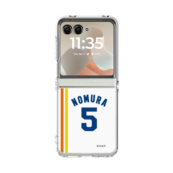 クリアケース［ 北海道日本ハムファイターズ - 1982復刻レプリカ#5 NOMURA ］