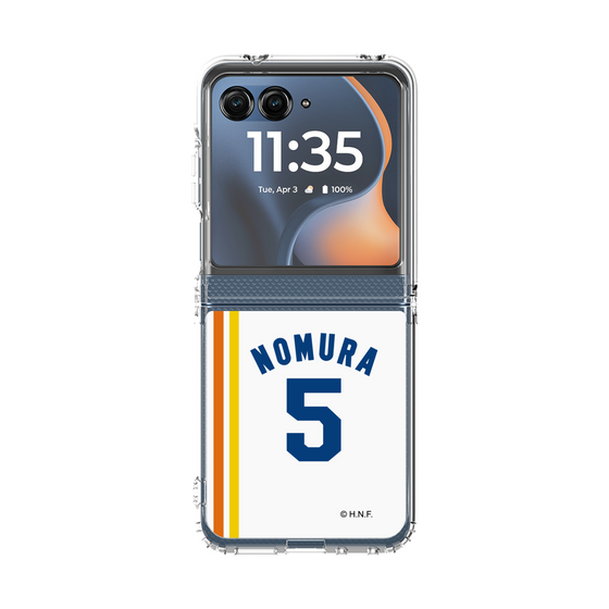 クリアケース［ 北海道日本ハムファイターズ - 1982復刻レプリカ#5 NOMURA ］