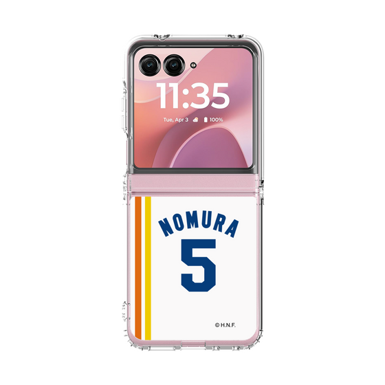 クリアケース［ 北海道日本ハムファイターズ - 1982復刻レプリカ#5 NOMURA ］