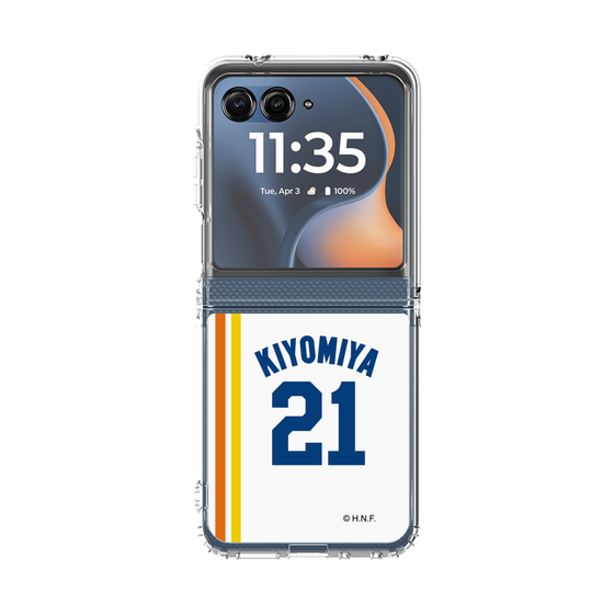 クリアケース［ 北海道日本ハムファイターズ - 1982復刻レプリカ#21 KIYOMIYA ］