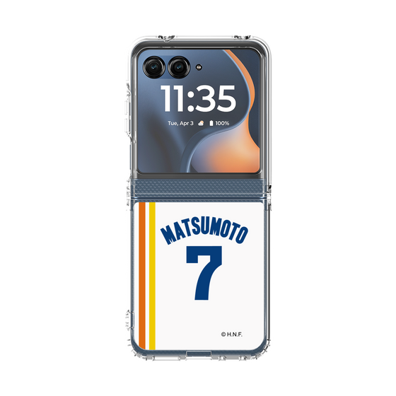 クリアケース［ 北海道日本ハムファイターズ - 1982復刻レプリカ#7 MATSUMOTO ］