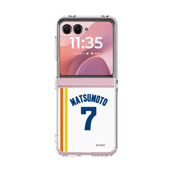 クリアケース［ 北海道日本ハムファイターズ - 1982復刻レプリカ#7 MATSUMOTO ］