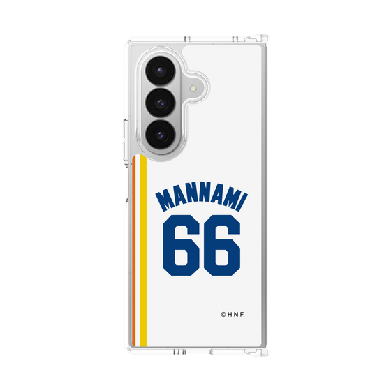 クリアケース［ 北海道日本ハムファイターズ - 1982復刻レプリカ#66 MANNAMI ］