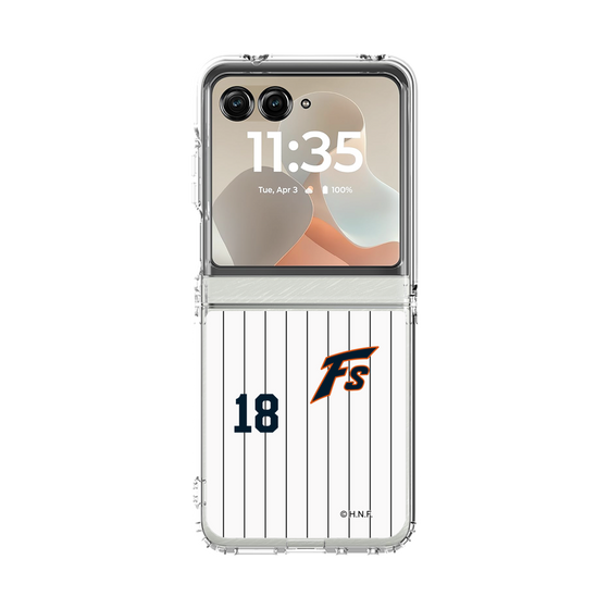 クリアケース［ 北海道日本ハムファイターズ - 1993復刻レプリカ#18 YAMASAKI - 表 ］