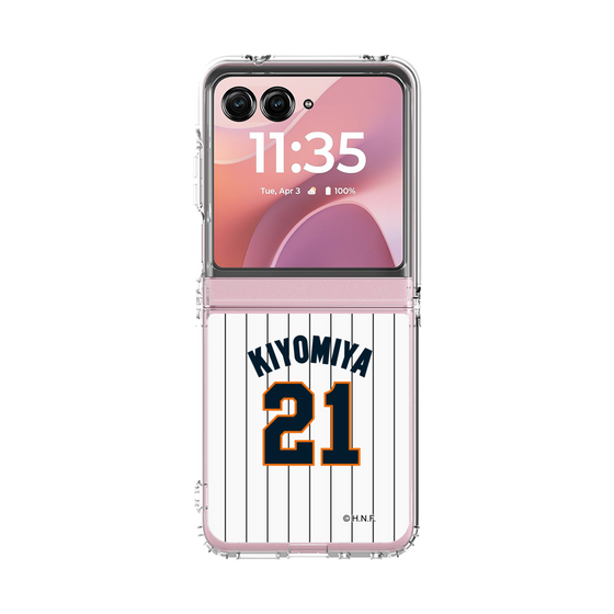 クリアケース［ 北海道日本ハムファイターズ - 1993復刻レプリカ#21 KIYOMIYA ］