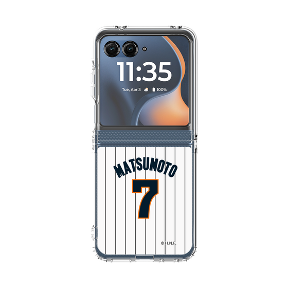 クリアケース［ 北海道日本ハムファイターズ - 1993復刻レプリカ#7 MATSUMOTO ］