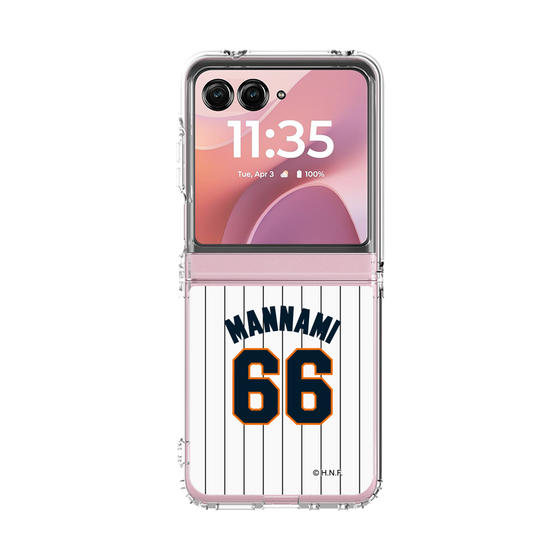 クリアケース［ 北海道日本ハムファイターズ - 1993復刻レプリカ#66 MANNAMI ］