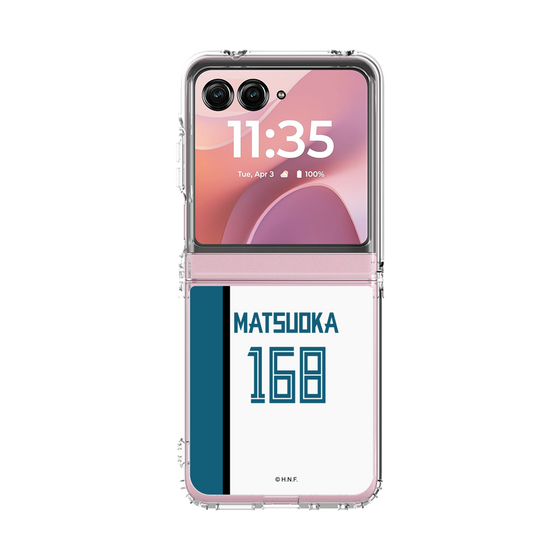 クリアケース［ 北海道日本ハムファイターズ - ホーム #168 MATSUOKA ］