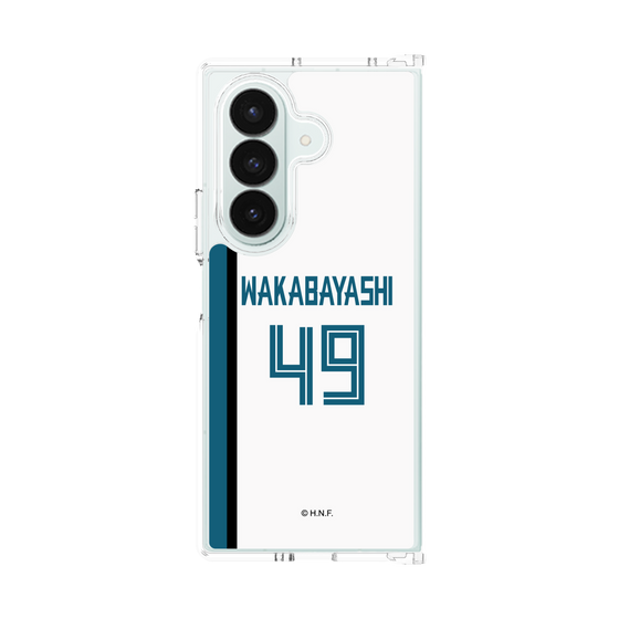 クリアケース［ 北海道日本ハムファイターズ - ホーム #49 WAKABAYASHI ］