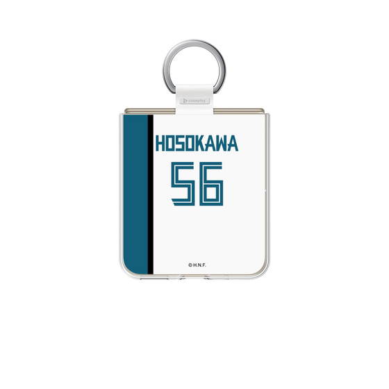 クリアケース［ 北海道日本ハムファイターズ - ホーム #56 HOSOKAWA ］