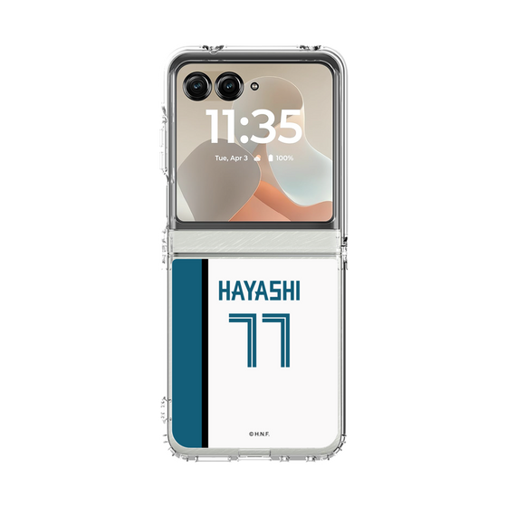 クリアケース［ 北海道日本ハムファイターズ - ホーム #77 HAYASHI ］