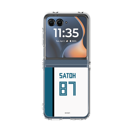 クリアケース［ 北海道日本ハムファイターズ - ホーム #87 SATOH ］