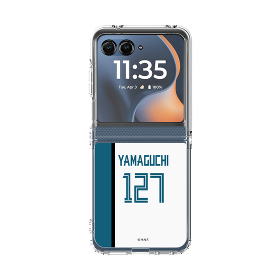 クリアケース［ 北海道日本ハムファイターズ - ホーム #127 YAMAGUCHI ］