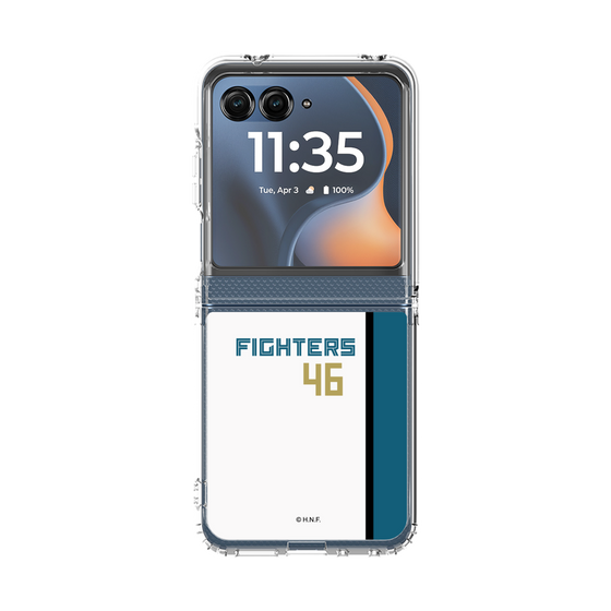 クリアケース［ 北海道日本ハムファイターズ - ホーム #46 KUROYANAGI - 表 ］