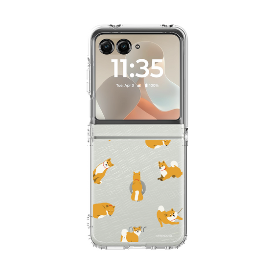 クリアケース［ 柴田さん - 総柄 - 柴田さん ］