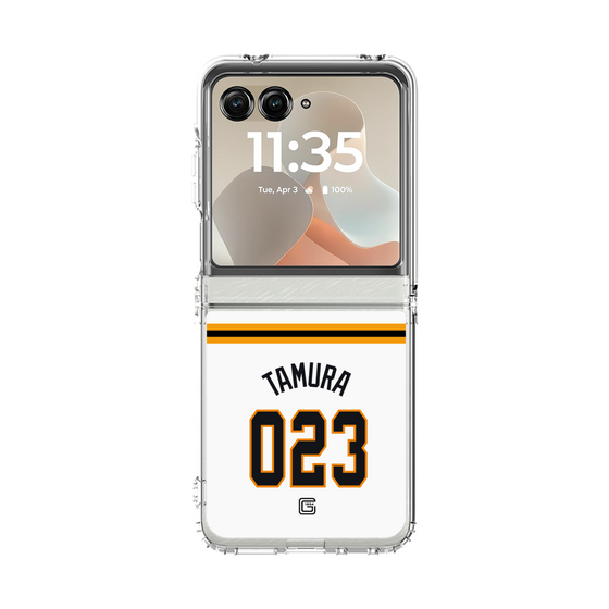 クリアケース［ 読売ジャイアンツ - #023 TAMURA - ホーム ］