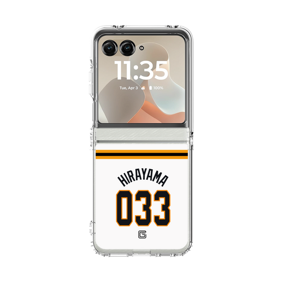 クリアケース［ 読売ジャイアンツ - #033 HIRAYAMA - ホーム ］