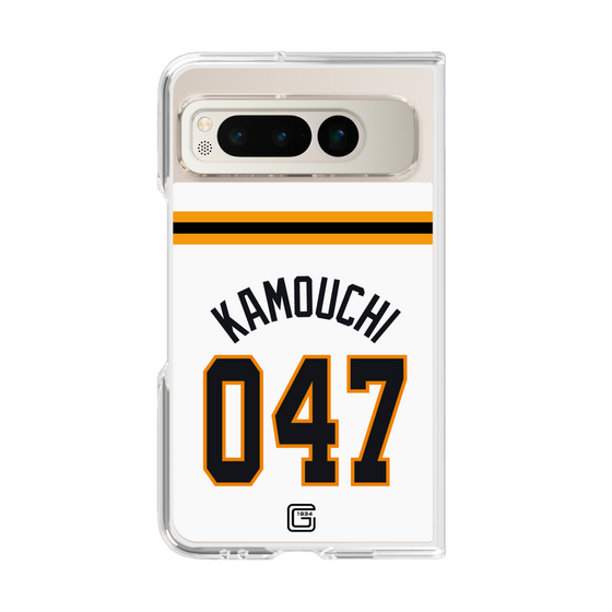 クリアケース［ 読売ジャイアンツ - #047 KAMOUCHI - ホーム ］