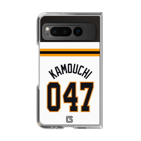 クリアケース［ 読売ジャイアンツ - #047 KAMOUCHI - ホーム ］