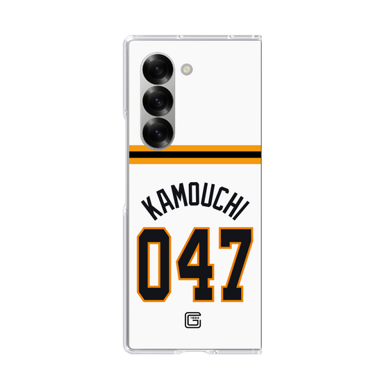 クリアケース［ 読売ジャイアンツ - #047 KAMOUCHI - ホーム ］