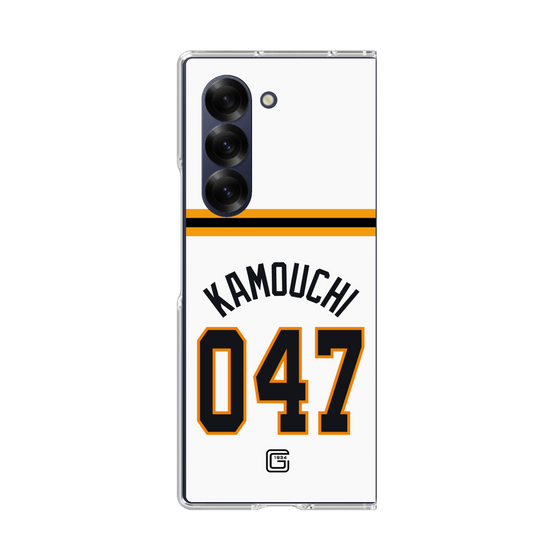 クリアケース［ 読売ジャイアンツ - #047 KAMOUCHI - ホーム ］