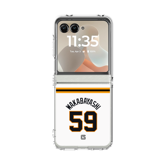 クリアケース［ 読売ジャイアンツ - #59 WAKABAYASHI - ホーム ］