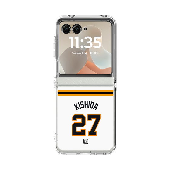 クリアケース［ 読売ジャイアンツ - #27 KISHIDA - ホーム ］