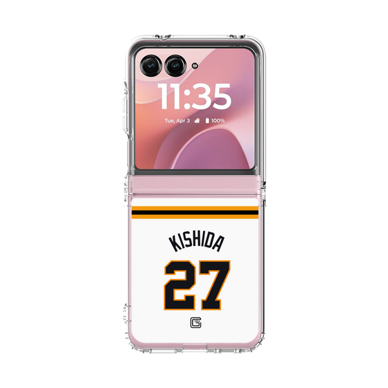 クリアケース［ 読売ジャイアンツ - #27 KISHIDA - ホーム ］