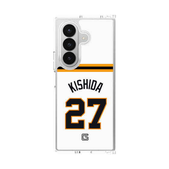 クリアケース［ 読売ジャイアンツ - #27 KISHIDA - ホーム ］