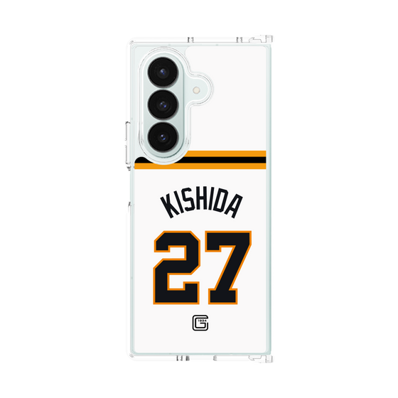 クリアケース［ 読売ジャイアンツ - #27 KISHIDA - ホーム ］
