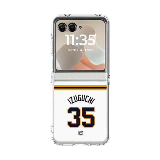 クリアケース［ 読売ジャイアンツ - #35 IZUGUCHI - ホーム ］