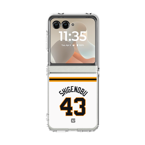 クリアケース［ 読売ジャイアンツ - #43 SHIGENOBU - ホーム ］