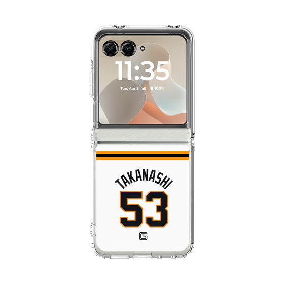 クリアケース［ 読売ジャイアンツ - #53 TAKANASHI - ホーム ］