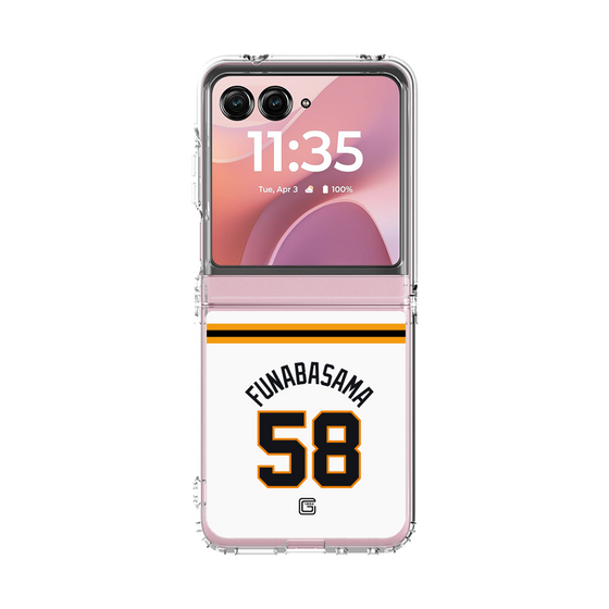 クリアケース［ 読売ジャイアンツ - #58 FUNABASAMA - ホーム ］