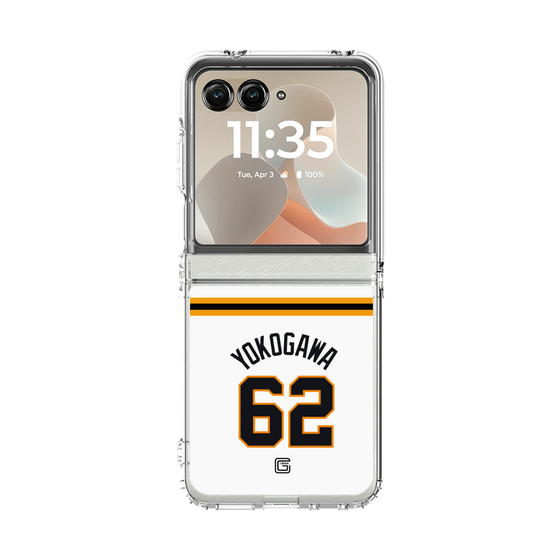 クリアケース［ 読売ジャイアンツ - #62 YOKOGAWA - ホーム ］