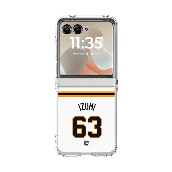 クリアケース［ 読売ジャイアンツ - #63 IZUMI - ホーム ］