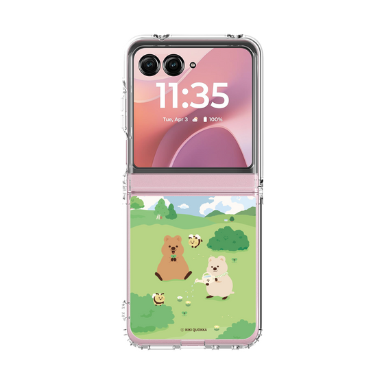 クリアケース［ KiKiQUOKKA - グラスランド ］