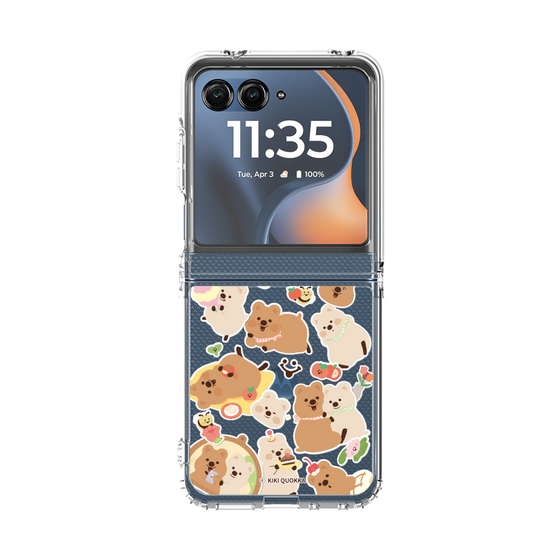 クリアケース［ KiKiQUOKKA - ステッカー ］