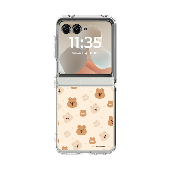 クリアケース［ KiKiQUOKKA - パターン ］