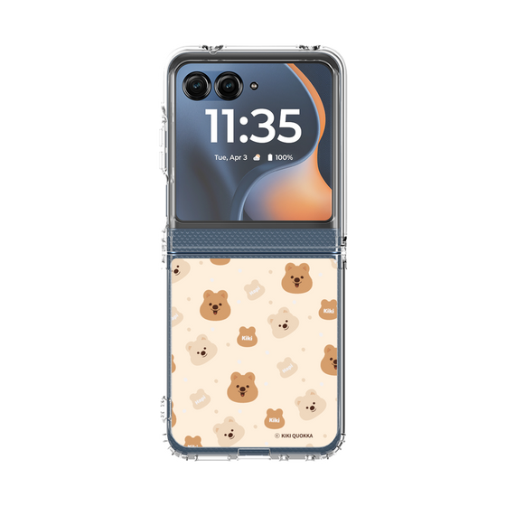 クリアケース［ KiKiQUOKKA - パターン ］