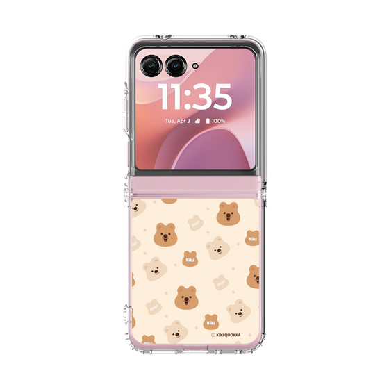 クリアケース［ KiKiQUOKKA - パターン ］