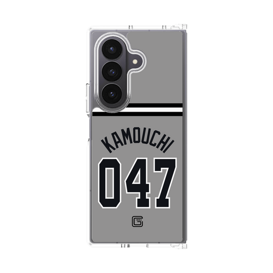 クリアケース［ 読売ジャイアンツ - #047 KAMOUCHI - ビジター ］